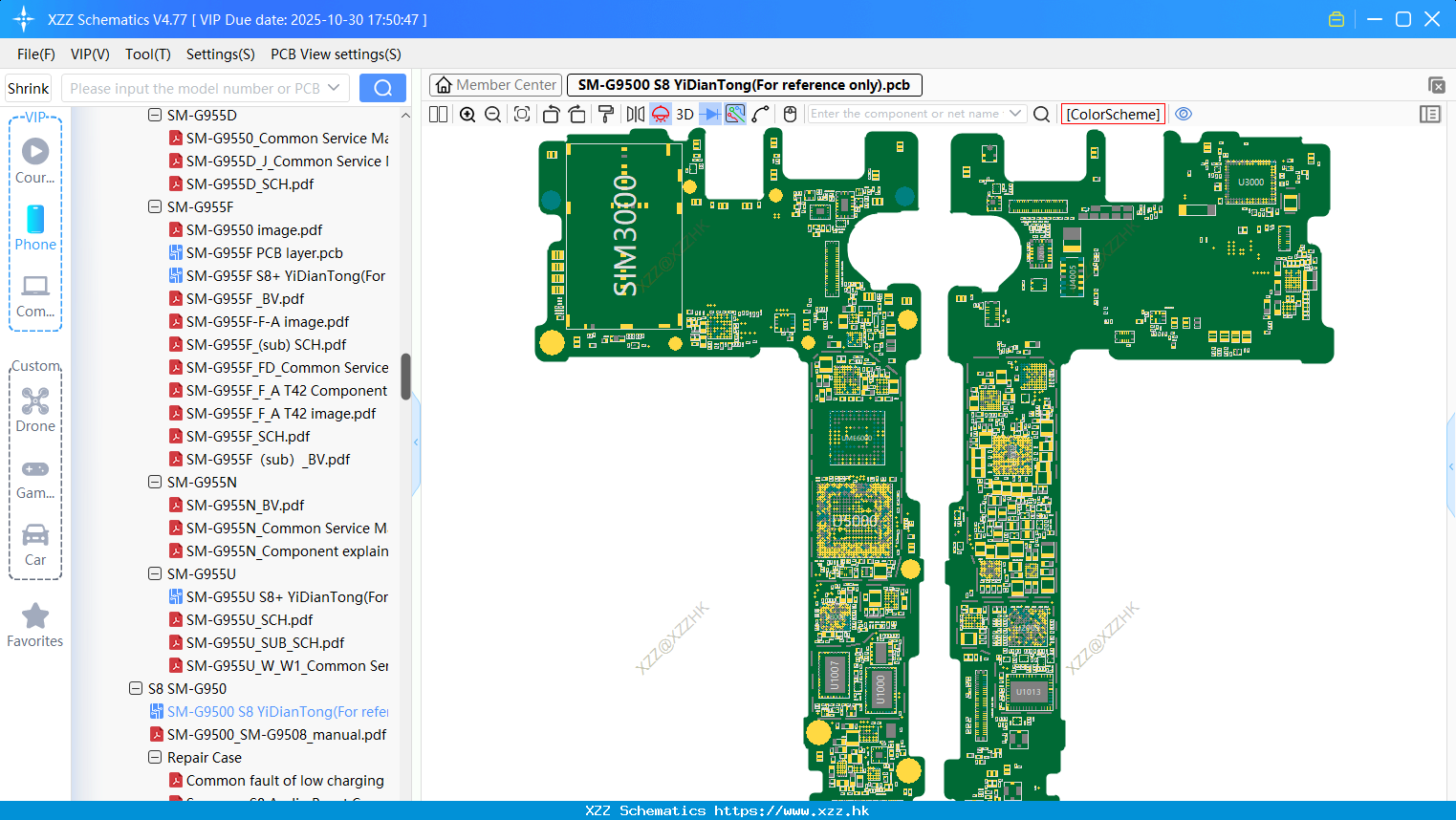 Samsung SM-G9500 S8 bitmap(For Reference Only)